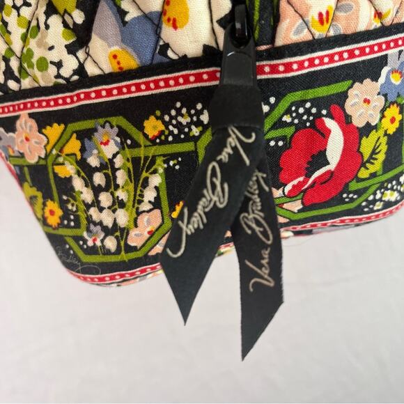 Vera Bradley Poppy Fields Drawstring Purse Top Handle Y2K Tote Mini Bag Flowers - Picture 10 of 14